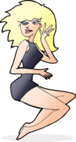 cartoon sexy woman png