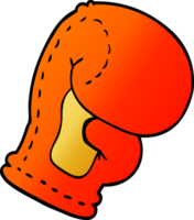 cartoon doodle boxing glove png