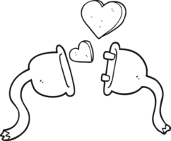 black and white cartoon electrical plugs png