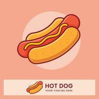 Yummy Hotdog Vector Design