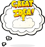 thought bubble cartoon upload to the cloud png