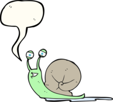 speech bubble cartoon snail png