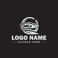 Automotive logo Auto shop logo auto dealership logo auto repair logo Icon clean flat modern minimalist business vehicle logo editable vector