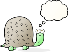 thought bubble cartoon sad turtle png