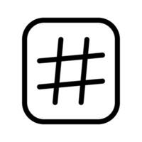hashtag icono vector símbolo diseño ilustración