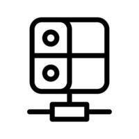 Server Icon Vector Symbol Design Illustration