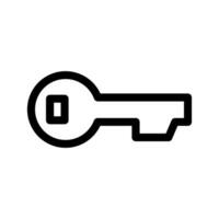 Key Icon Vector Symbol Design Illustration