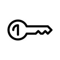 Key Icon Vector Symbol Design Illustration