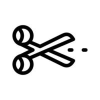 cortar icono vector símbolo diseño ilustración