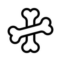 Bone Icon Vector Symbol Design Illustration