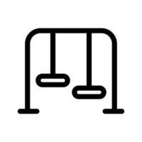 columpios icono vector símbolo diseño ilustración