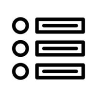 List Icon Vector Symbol Design Illustration