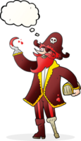 thought bubble cartoon pirate captain png