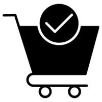 Online Checkout icon line vector illustration