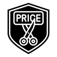 Cyber Price Cuts icon line vector illustration