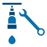 Plumbing Fix icon line vector illustration