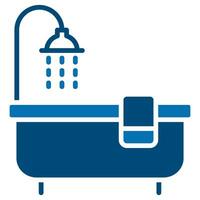 Bathroom Renovation icon line vector illustration