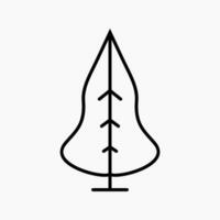 Simple and Minimalist Tree Illustration vector