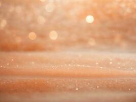 AI generated abstract background in soft peach tones, bokeh, stains photo