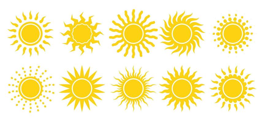 Yellow Sun Vector Art, Icons, and Graphics for Free Download