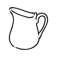 jug vector sketch