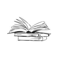 books vector sketch