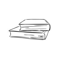 books vector sketch