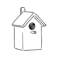 birdhouse vector sketch