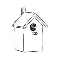 birdhouse vector sketch