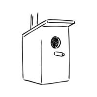 birdhouse vector sketch