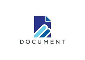 Document growth logo design vector template