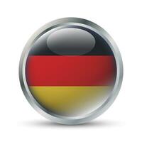 Germany Flag 3D Badge Illustration vector