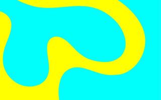 a yellow and blue wave with a curved line vector