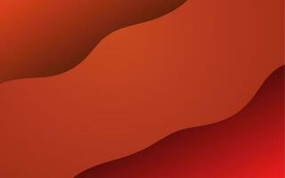 abstract red and orange background with wavy lines vector