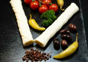 Variations of Turkish sheep cheese from Anatolia photo