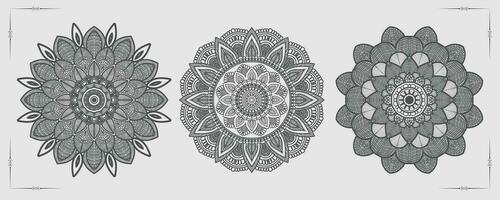 gratis vector lujo mandala modelo antecedentes y ornamental diseño para invitación, floral mándala oro mandala