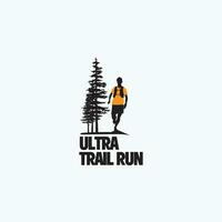 TRAIL RUN LOGO VECTOR