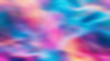 AI generated Abstract colorful background. Texture of wavy fabric. Colorful blurred background. photo