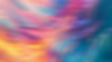AI generated Abstract colorful background. Texture of wavy fabric. Colorful blurred background. photo