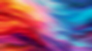 AI generated Abstract colorful background. Texture of wavy fabric. Colorful blurred background. photo