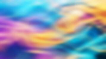 AI generated Abstract colorful background. Texture of wavy fabric. Colorful blurred background. photo