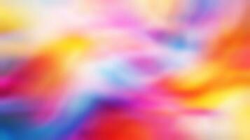 AI generated Abstract colorful background. Texture of wavy fabric. Colorful blurred background. photo