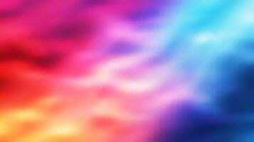 AI generated Abstract colorful background. Texture of wavy fabric. Colorful blurred background. photo