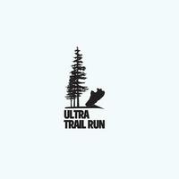 TRAIL RUN LOGO VECTOR