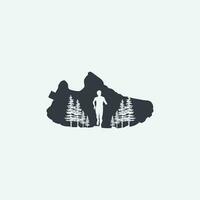 TRAIL RUN LOGO VECTOR