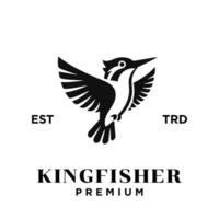 Kingfisher bird logo icon design illustration vector