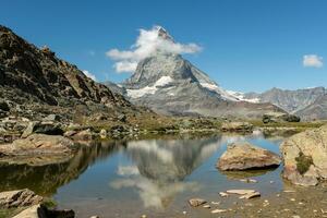 Riffelsee Lake - Switzerland photo