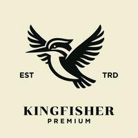 Kingfisher bird logo icon design illustration vector