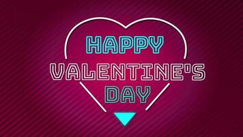 een liefde affaire ontvouwen in de magisch dagen van Valentijnsdag week roos, chocola, knuffels, en kusjes video