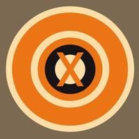 AI generated Sustainable fashion technology flat colorful initial logo idea. Circle geometric shape. Target. Letters inside circle shape. Graphic design vector